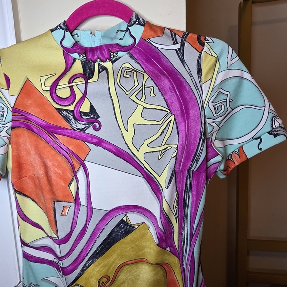 Patterned Mini Dress - Picture 2 of 3